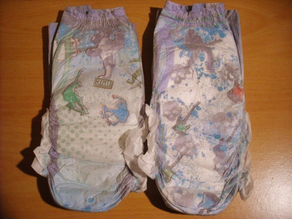 Wet diaper image