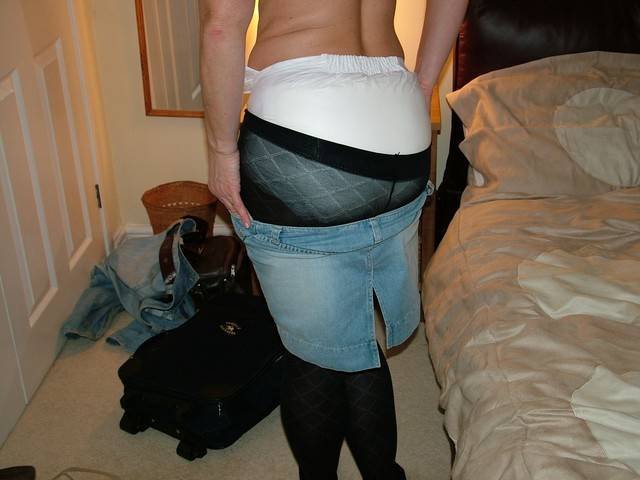 Adult diapers and pantyhose