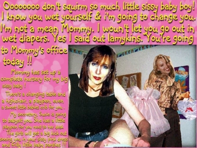 The Big Day
a adult sissy baby boy gets some bad news
Keywords: adult baby sissy diaper office humiliation dress girls