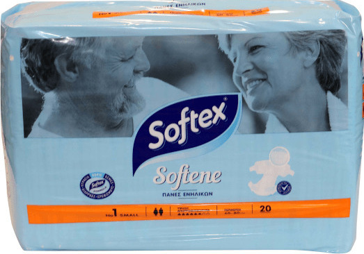 Softex Softene Open Diapers - S - 20pcs
