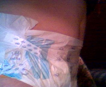 sideways :)
Me in my diaper,showing off

