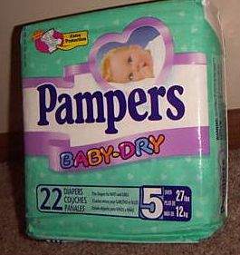 Size 5 Pampers Baby Dry
