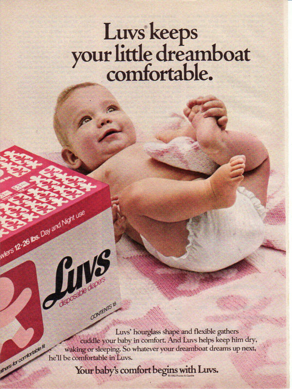 The Little Dreamboat - Old Luvs advert from 1982
