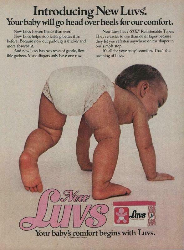 Head Over Heels - Old Luvs advert from 1984
