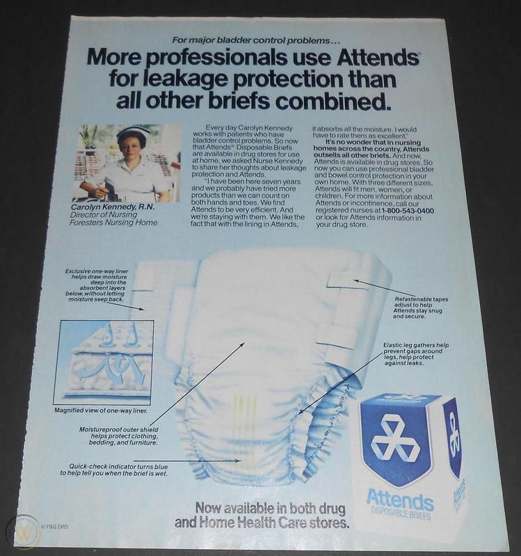 Old Attends advert from 1985 - 1
