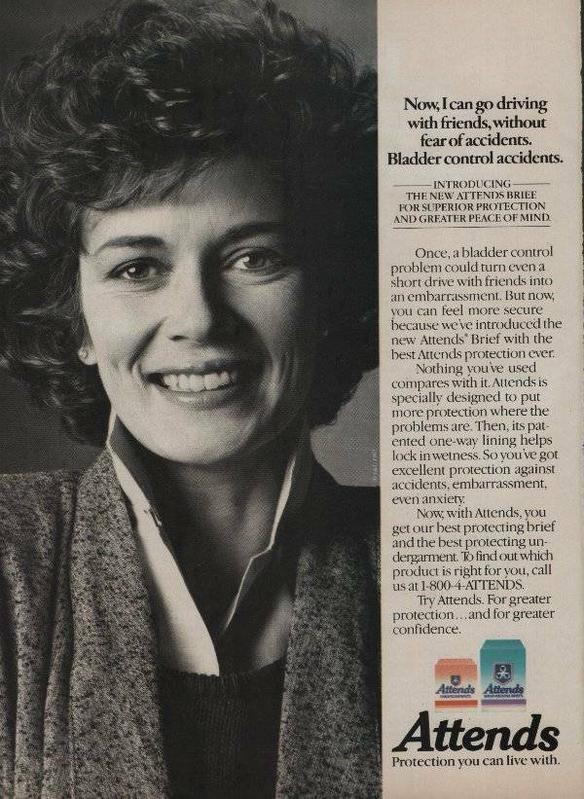 Pretty - Old Attends printed ad from 1987

