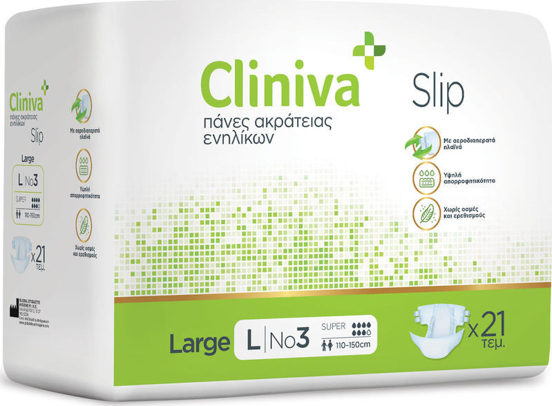 GEH Global Etiquette Hygiene Cliniva Slip - No3 - Large - 21pcs
