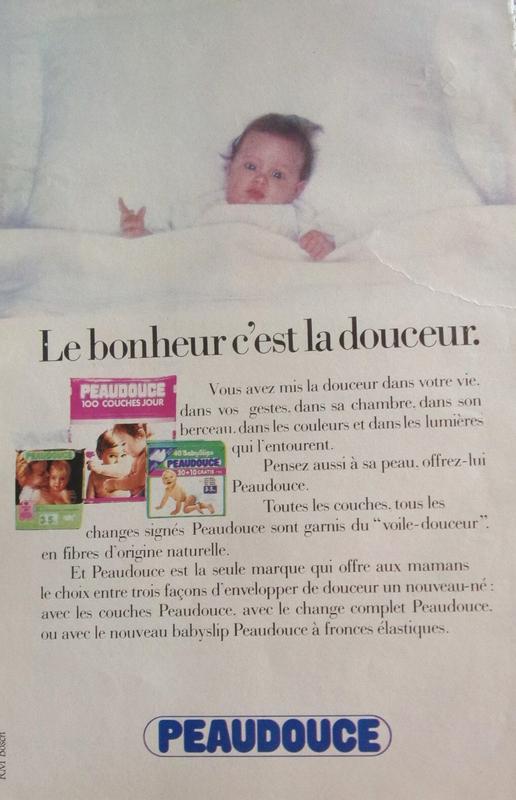 Old Peaudouce advert from 1982
