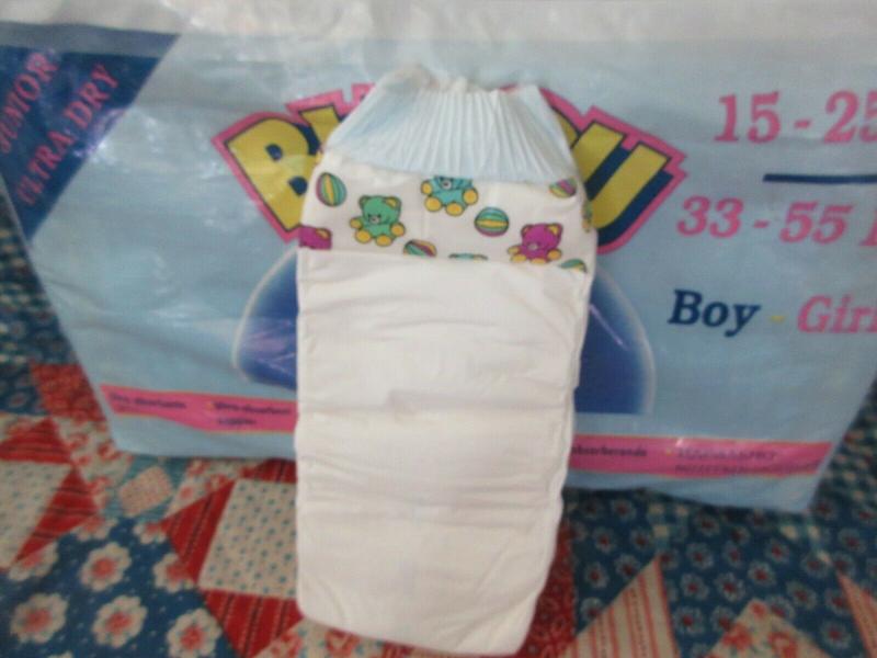 Bibou Plastic Baby Nappies - No5 - Junior - 15-25kg - 33-55lbs - 26pcs - 2
