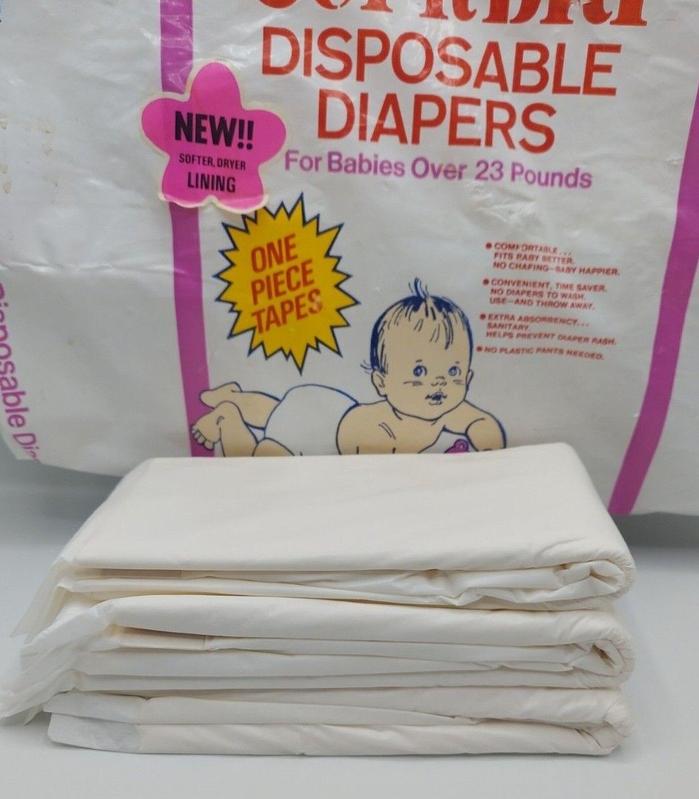 Roundy's SuperDry Plastic Disposable Nappies - Toddler Size - for babies weighing up to 24lbs - 3pcs - 2
