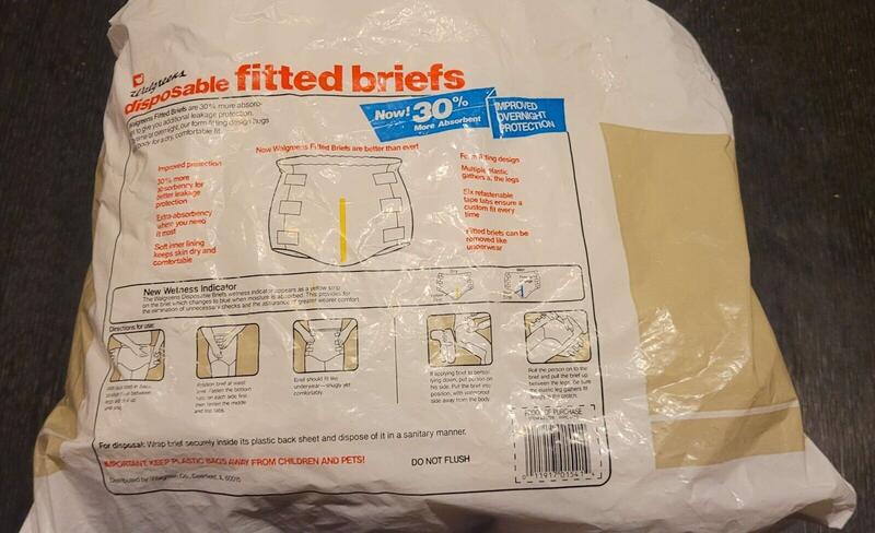 Walgreens Disposable Fitted Briefs - No3 - Large - fits hip/waist from 42'' to 52'' - 6pcs - 5
