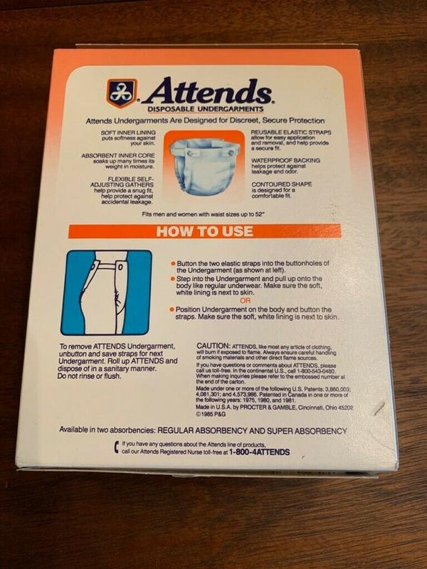 Attends Belted Disposable Undergarments - Super Absorbency - Trial Size - 2pcs - 3
