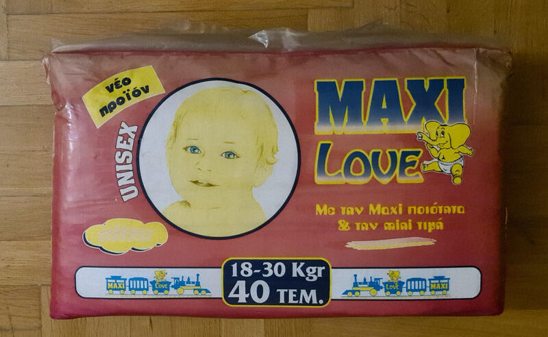 Ultra Baby Love Plastic Disposable Nappies - No4 - Maxi Plus - 18-30kg - 39-66lbs - 40pcs - 5
