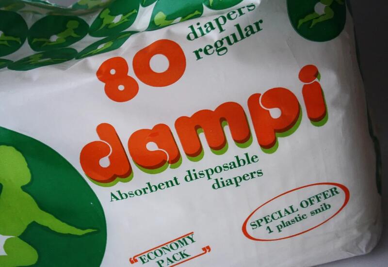 Dampi Regular Absorbent Rectangular Disposable Diapers - 2-7kg - Economy Pack - 80pcs - 6
