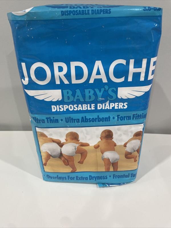 Jordache Baby's Plastic Disposable Nappies - No2 - Small - 3-6kg - 8-15lbs - 30pcs - 14
