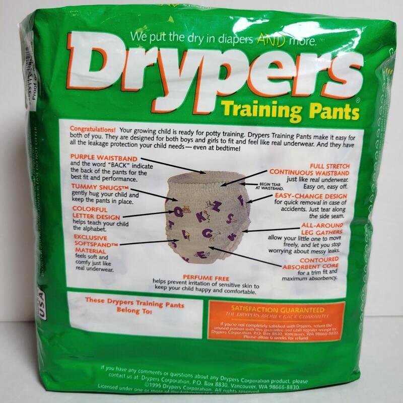 Drypers Disposable Training Pants w/ Baking Soda - Unisex - No3 - L - for boys and girls from 15kg (32lbs) and over - 11pcs - 5
