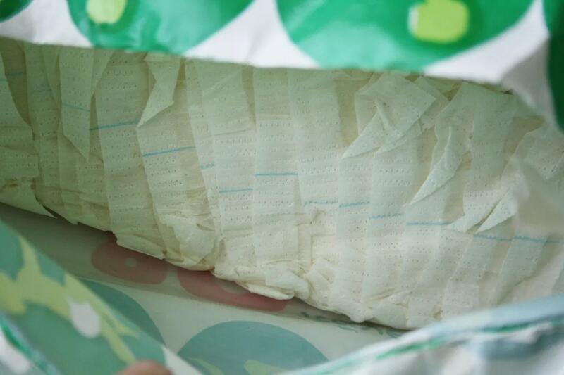 Dampi Regular Absorbent Rectangular Disposable Diapers - 2-7kg - Economy Pack - 80pcs - 3
