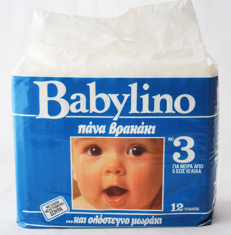 Babylino No3 - Super Plus Overnight - 5-10kg - 12pcs
