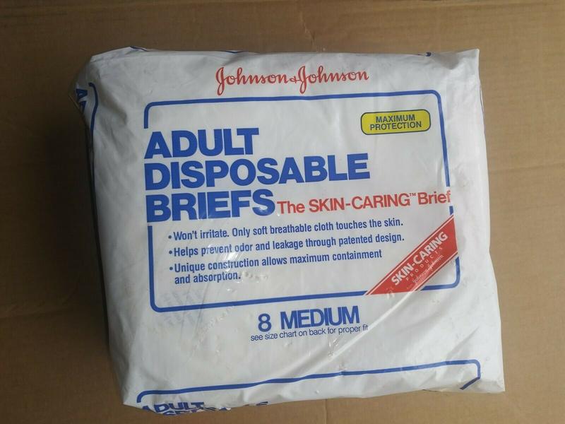 Johnson & Johnson Adult Disposable Skin-Care Briefs - No2 - M - 8pcs - 1
