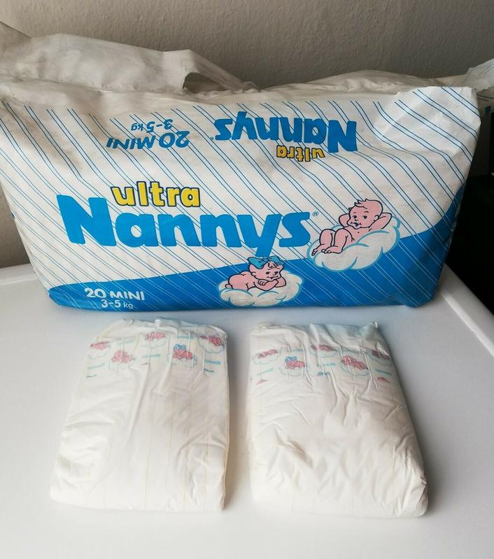 Ultra Nannys Plastic Baby Disposable Diapers - Mini - 3-5kg - 7-11lbs - 20pcs - 1
