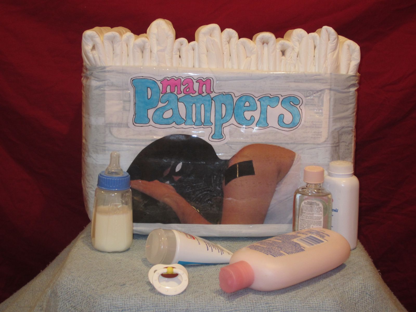 Man pampers on sale