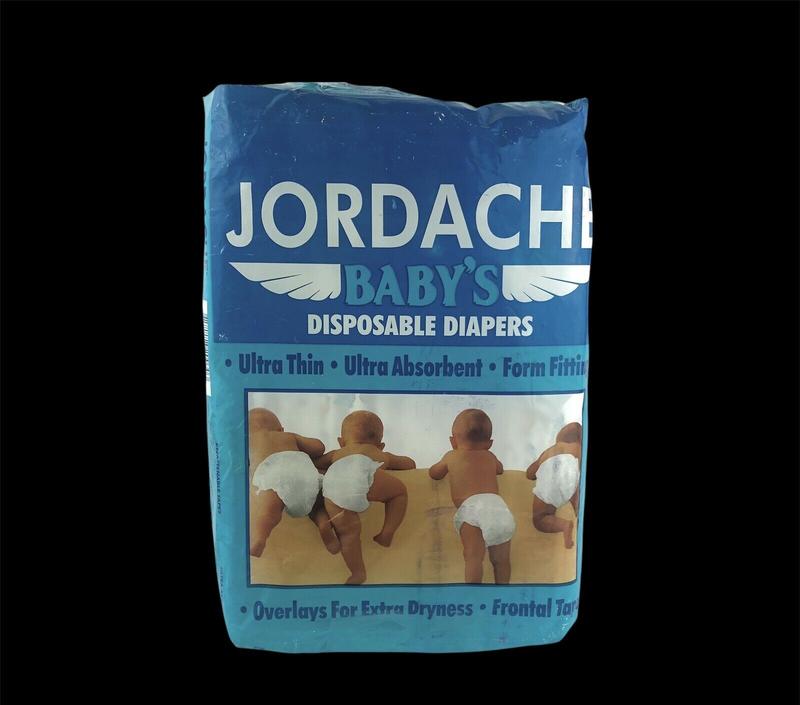 Jordache Baby's Plastic Disposable Nappies - No2 - Small - 3-6kg - 8-15lbs - 30pcs - 60
