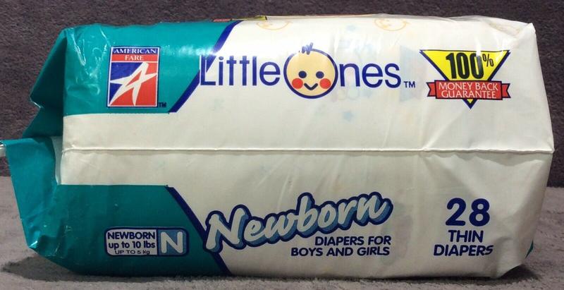 KMart Thin Disposable Nappies - Newborn (fits babies up to 5kg - 10lbs) - 24pcs - 11
