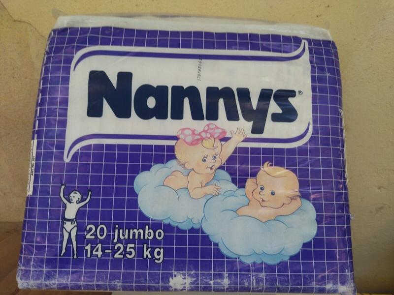 Ultra Nannys Plastic Baby Disposable Diapers - Jumbo - 14-25kg - 30-55lbs - 20pcs - 1
