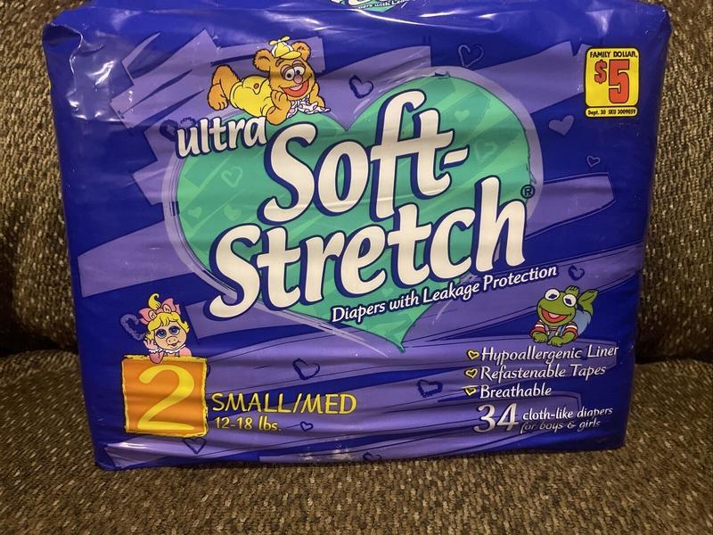 Ultra Soft-Stretch Cloth-like disposable nappies - Unisex - No2 - Small/Medium - 5-8kg - 12-18lbs - 34pcs - 1
