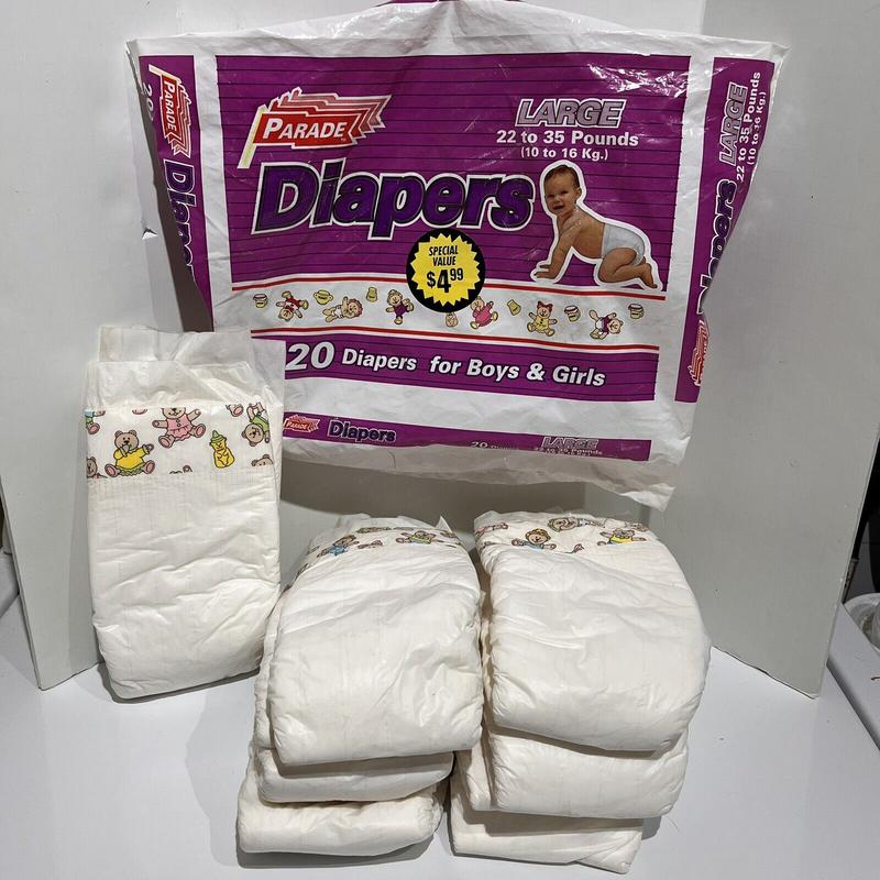 Parade Plastic-Backed Disposable Nappies - Unisex - No4 - Large - 10-16kg - 22-35lbs - 20pcs - 8
