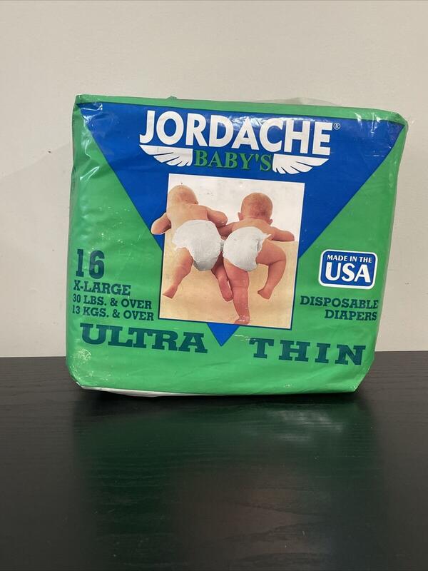 Jordache Baby's Plastic Disposable Nappies - No6 - Extra Large - fits babies from 14kg and over - 30lbs and more - 16pcs - 57
