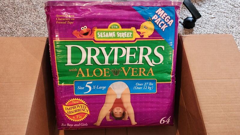 Drypers Aloe Vera - No5 - XL - for babies over 12kg (27lbs) - 64pcs - 4
