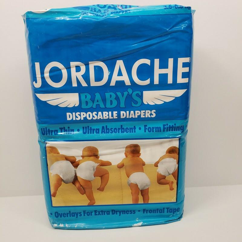 Jordache Baby's Plastic Disposable Nappies - No2 - Small - 3-6kg - 8-15lbs - 30pcs - 1
