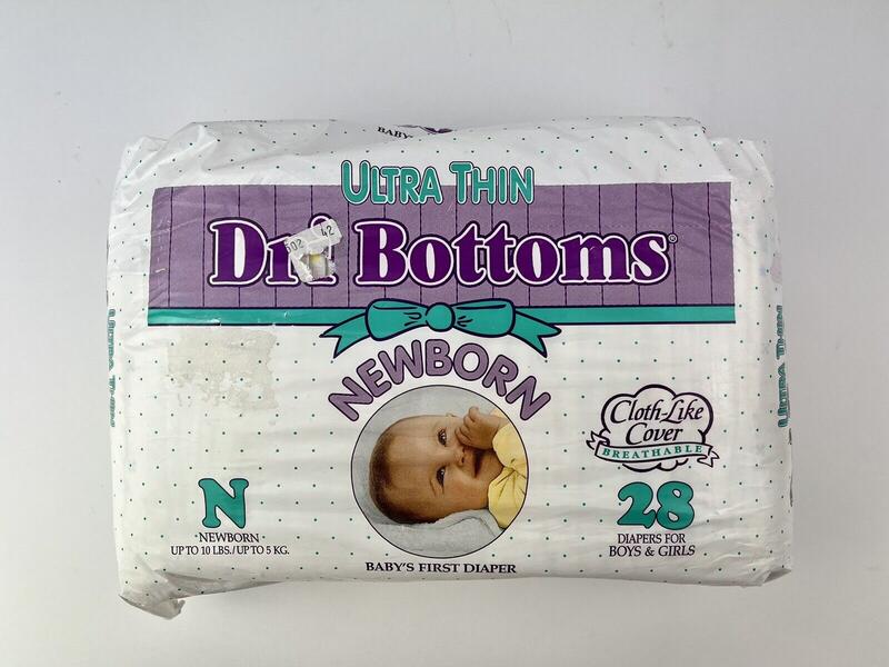 Dry-Bottoms Ultra Thins Unisex - No1 - Newborn - for babies up to 5kg (10lbs) - 28pcs - 9

