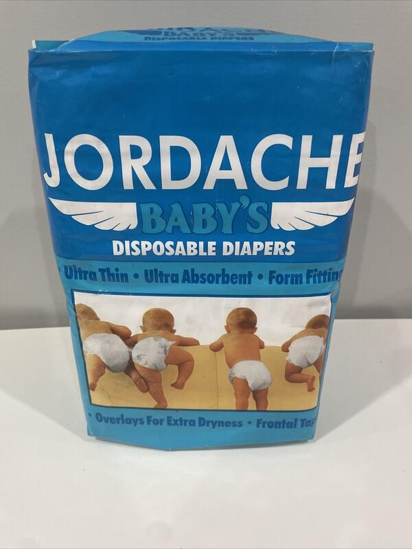 Jordache Baby's Plastic Disposable Nappies - No2 - Small - 3-6kg - 8-15lbs - 30pcs - 99
