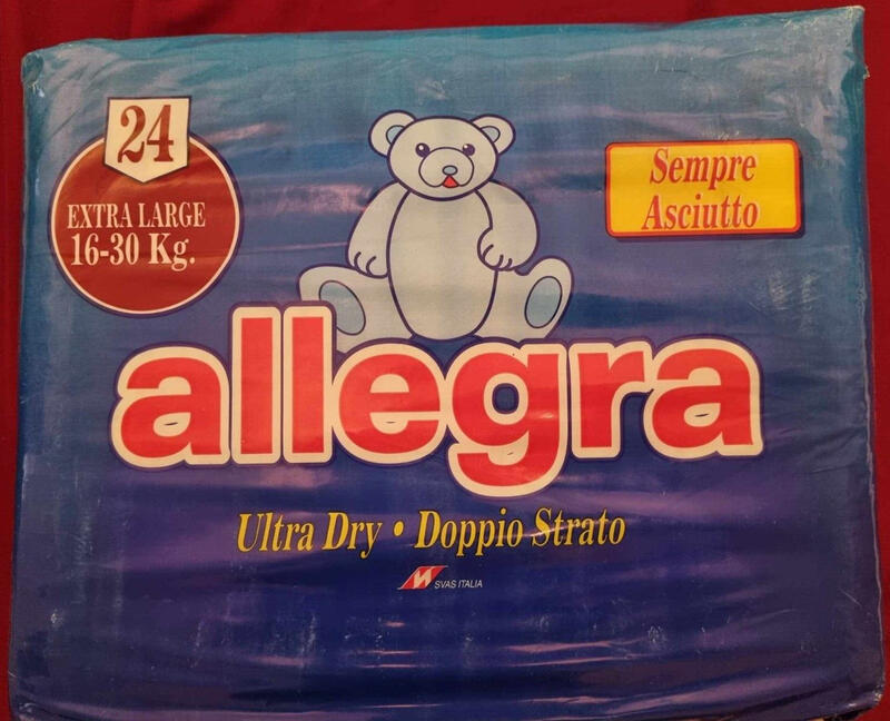 Allegra Plastic Open Disposable Baby Nappies - No6 - XL - 16-30kg -35-66lbs -24pcs - 4

