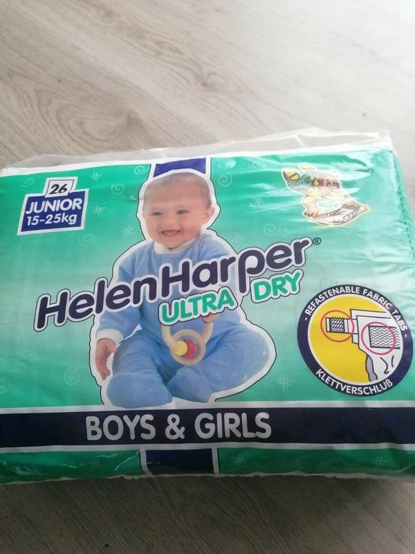 Helen Harper Ultra Dry Baby Disposable Nappies - No5 - Junior - 15-25kg - 26pcs - 1
