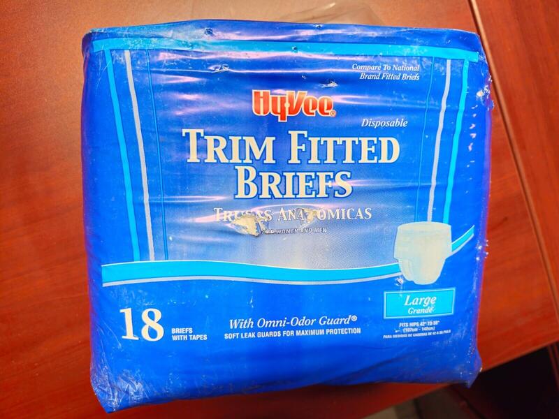 HiVee Trim Fit Adult Briefs - No3 - Large - fits hips 42'' to 58'' - 18pcs - 3
