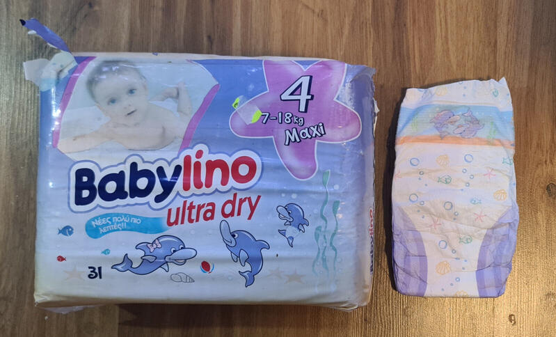 Babylino Ultra Dry - Maxi - 7-18kg - 15-40lbs - 31pcs - 12
