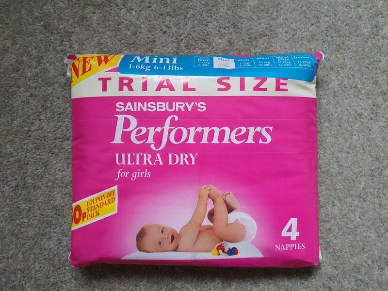 Sainsbury Performers Ultra Dry Thins for Girls - No2 - Mini - 3-6kg - 6-13lbs - 4pcs - 2
