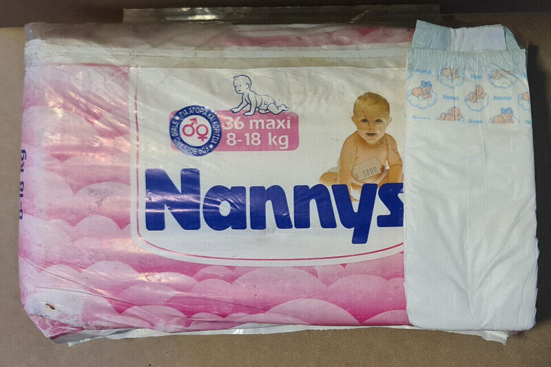 Ultra Nannys Plastic Baby Disposable Diapers - Maxi - 8-18kg - 20-40lbs - 36pcs - 8
