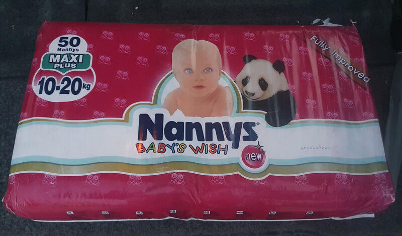 Nannys Baby's Wish - Cloth-Backed Disposable Nappies - Maxi Plus - 10-20kg - 22-44lbs - 50pcs - 17
