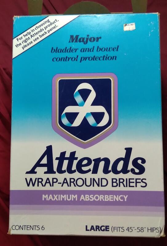 Ultra Attends Plus Wrap-Around Disposable Briefs - Maximum Absorbency - Large (fits 45'' to 58'' hips) - 6pcs - 16
