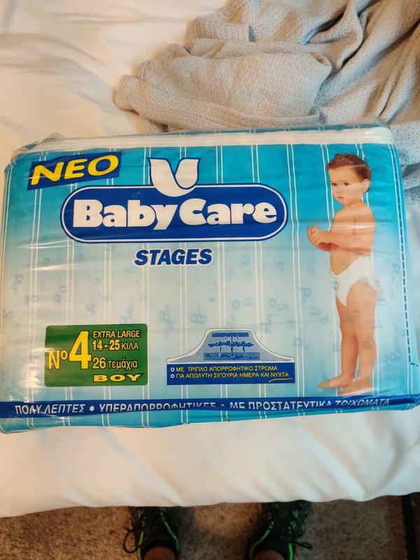 Babycare Stages Disposable Nappies - No4 - Junior - 14-25kg - 26pcs - 8

