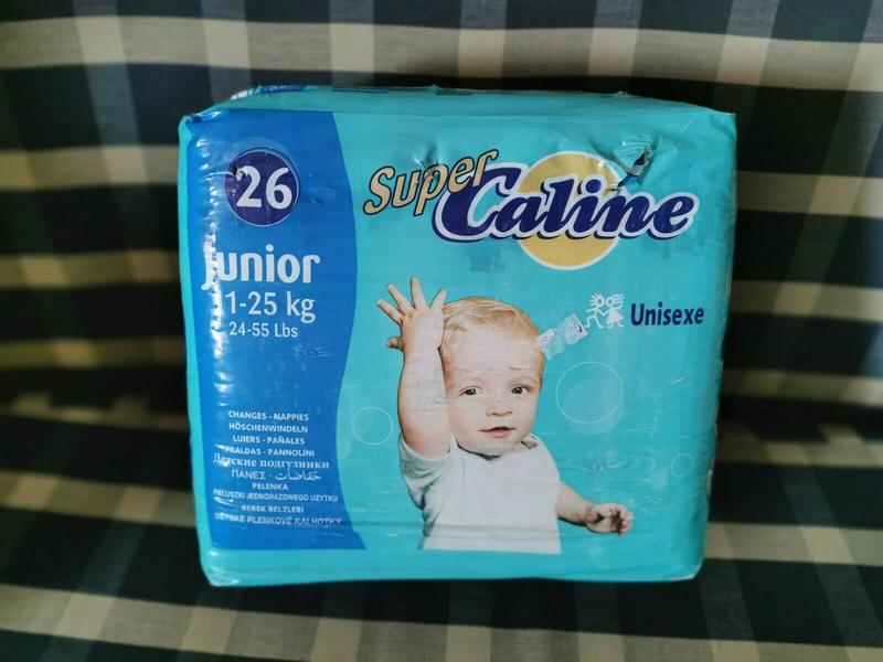 Super Caline Plastic Backed Disposable Nappies - No5 - Junior - 11-26kg - 24-55lbs - 26pcs - 1
