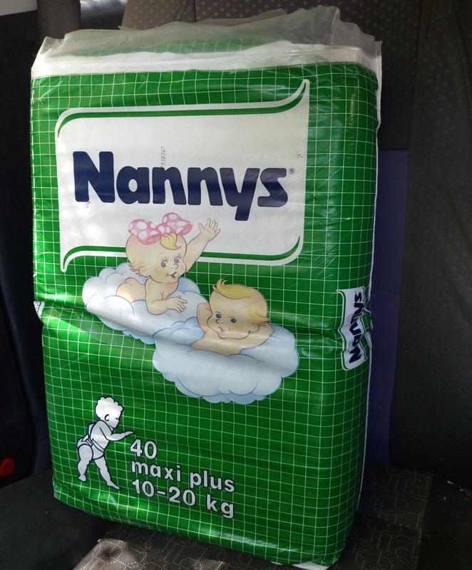 Ultra Nannys Plastic Baby Disposable Diapers - Maxi Plus - 10-20kg - 22-44lbs - 40pcs - 1
