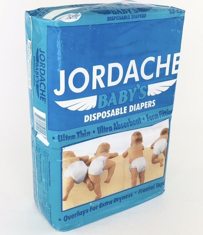 Jordache Baby's Plastic Disposable Nappies - No2 - Small - 3-6kg - 8-15lbs - 30pcs - 38
