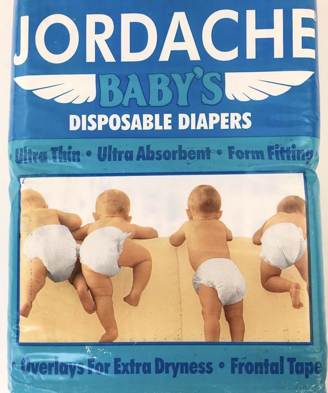 Jordache Baby's Plastic Disposable Nappies - No2 - Small - 3-6kg - 8-15lbs - 30pcs - 39
