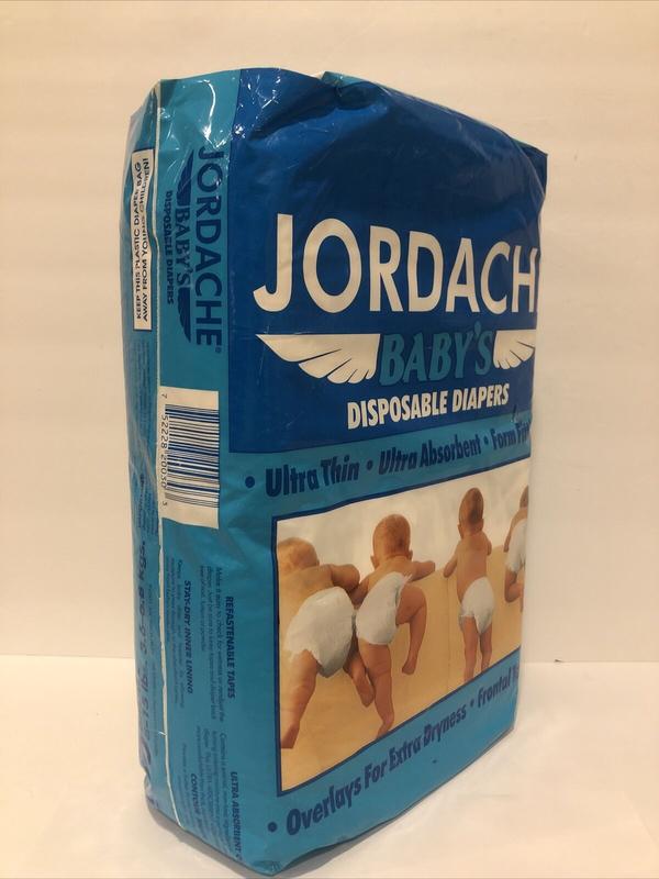 Jordache Baby's Plastic Disposable Nappies - No2 - Small - 3-6kg - 8-15lbs - 30pcs - 19
