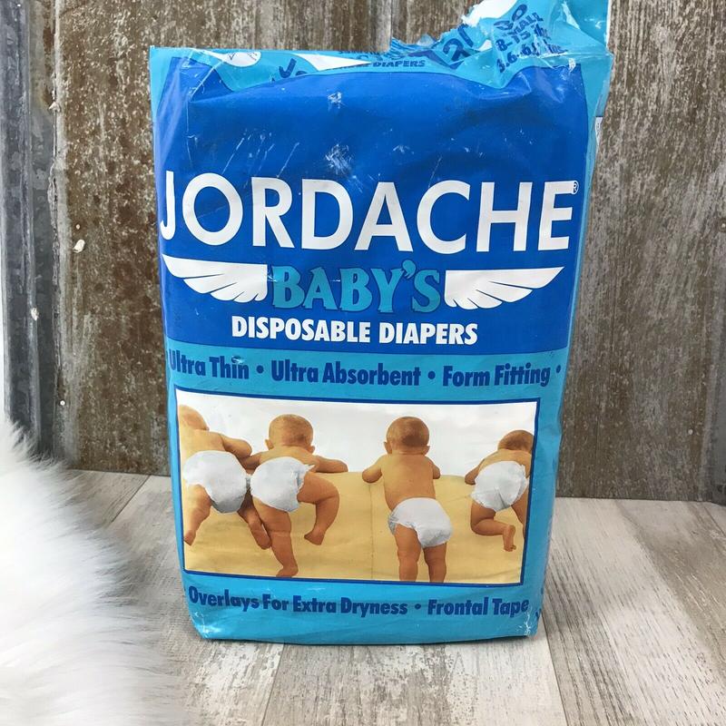 Jordache Baby's Plastic Disposable Nappies - No2 - Small - 3-6kg - 8-15lbs - 30pcs - 42

